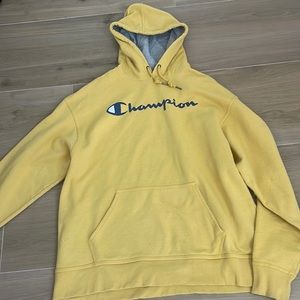Champion hoodie yellow